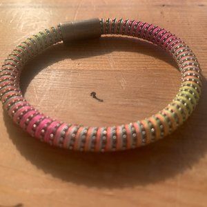 Carolina Bucci Twister Magnetic Clasp Bracelet - PASTEL RAINBOW